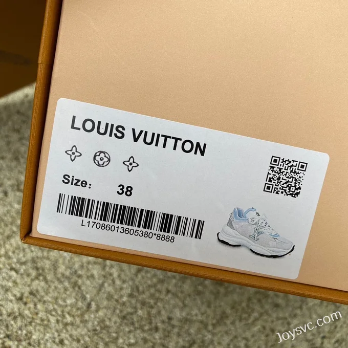 Louis Vuitton BUn 55 White Silver Blue