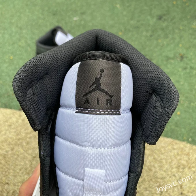 Air Jordan 1 Mid Black White Cracked FB9911-001