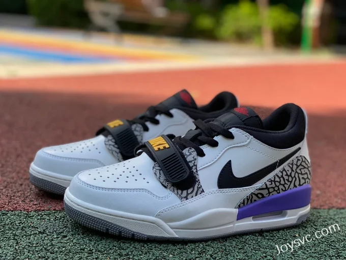 Air Jordan Legacy 312 Low CD7069-105 White Purple Lakers