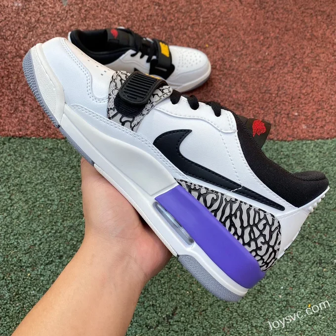 Air Jordan Legacy 312 Low CD7069-105 White Purple Lakers