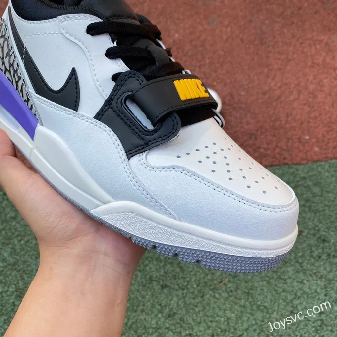 Air Jordan Legacy 312 Low CD7069-105 White Purple Lakers