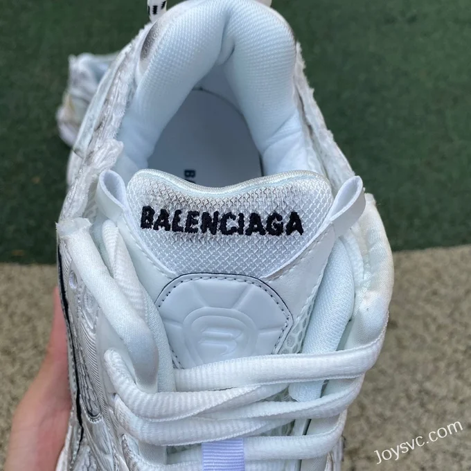 Balenciaga 7.5 White Distressed Pure Original Vintage Dad Shoes