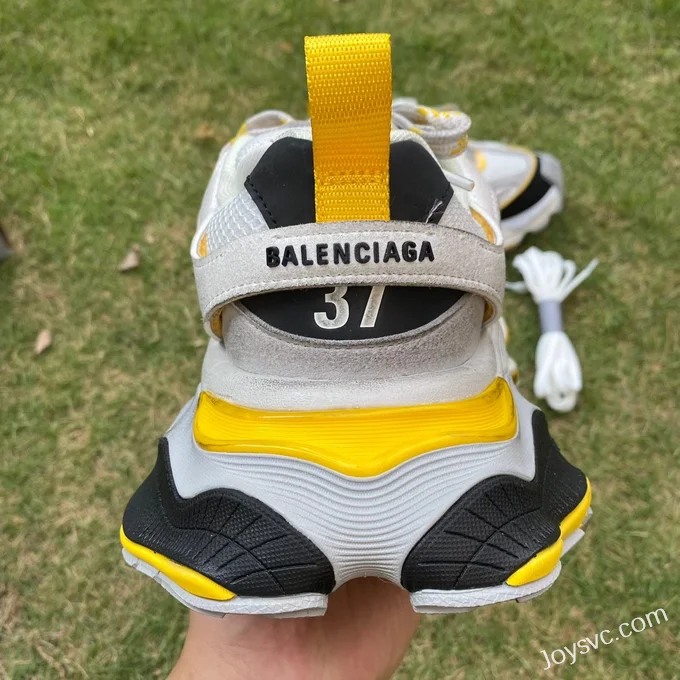 Balenciaga CARGO White Yellow Silver Pure Original Vintage Dad Shoes