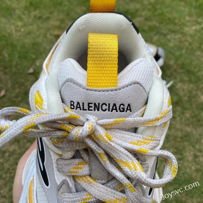 Balenciaga CARGO White Yellow Silver Pure Original Vintage Dad Shoes