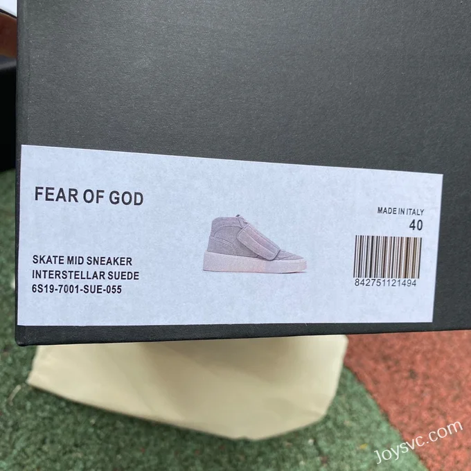 Fear of God Skate Mid Interstellar Gum Grey