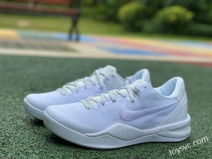 Nike Kobe 8 Proto - White Basketball Shoes