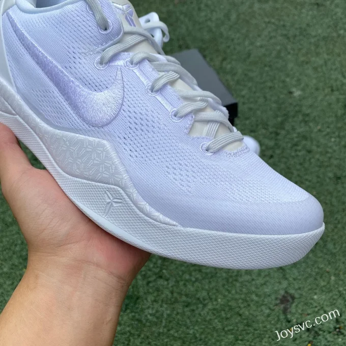 Nike Kobe 8 Proto - White Basketball Shoes