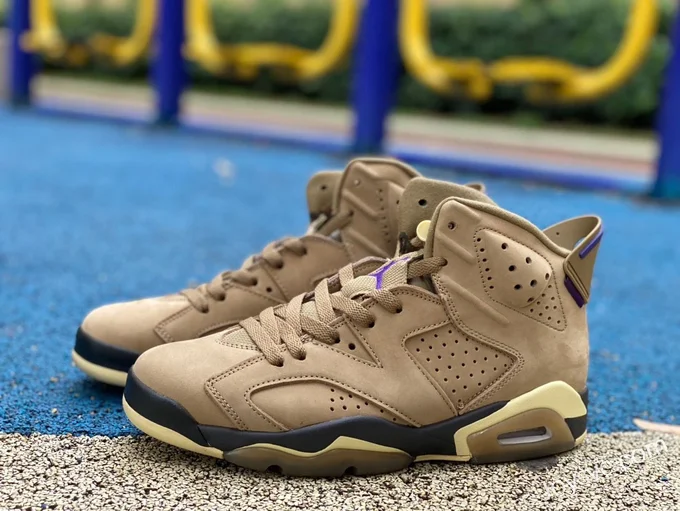 Air Jordan 6 WMNS Gore-Tex Brown Kelp Retro FD1643-300