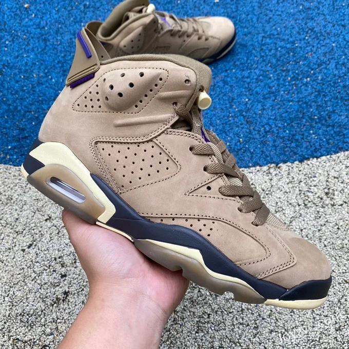 Air Jordan 6 WMNS Gore-Tex Brown Kelp Retro FD1643-300