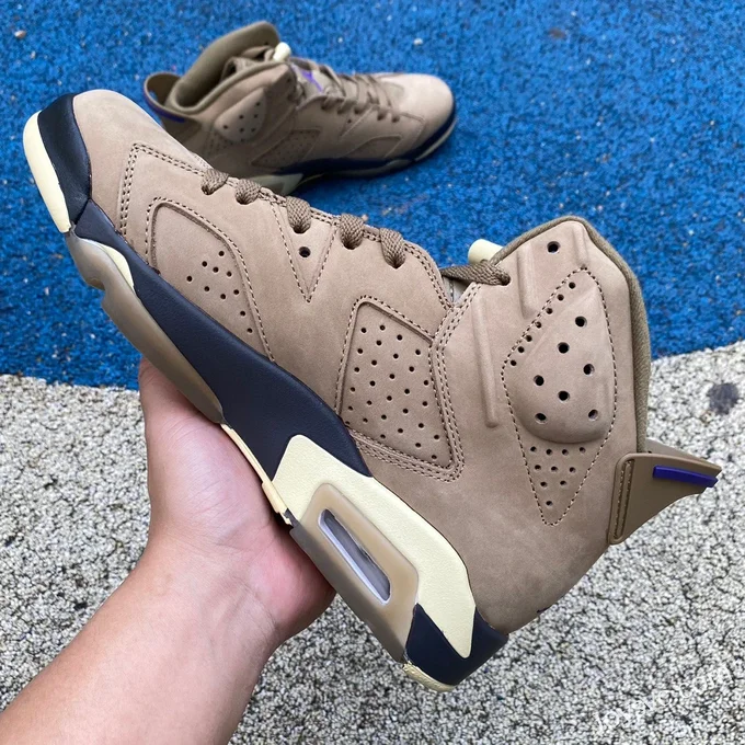 Air Jordan 6 WMNS Gore-Tex Brown Kelp Retro FD1643-300