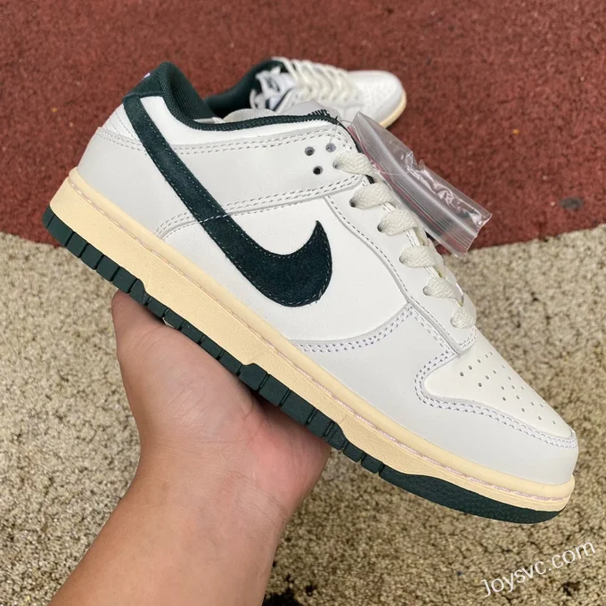 Nike Dunk Low White Green Distressed FQ8080-133