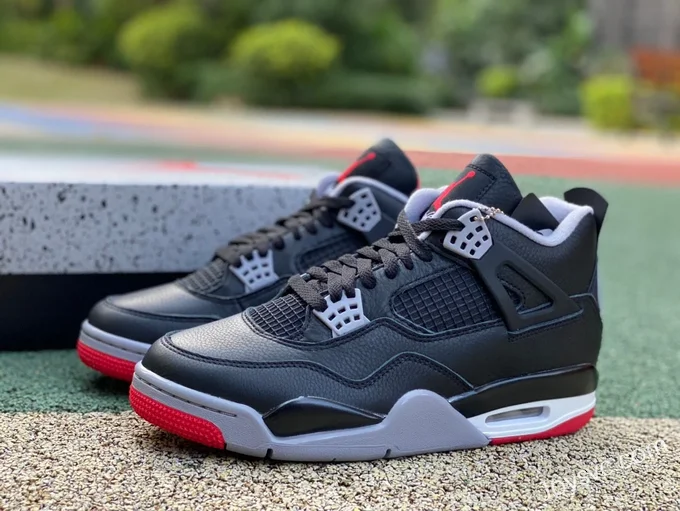 Air Jordan 4 Bred Reimagined FV5029-006 Black Red