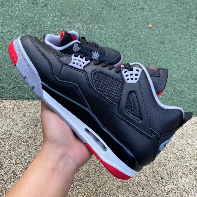 Air Jordan 4 Bred Reimagined FV5029-006 Black Red