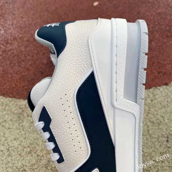 Louis Vuitton Trainer White Black Blue Red