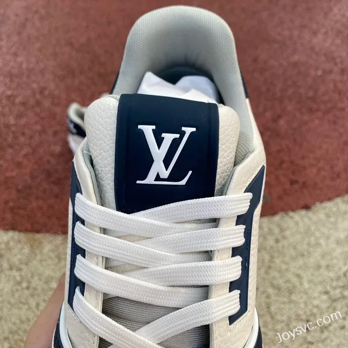 Louis Vuitton Trainer White Black Blue Red