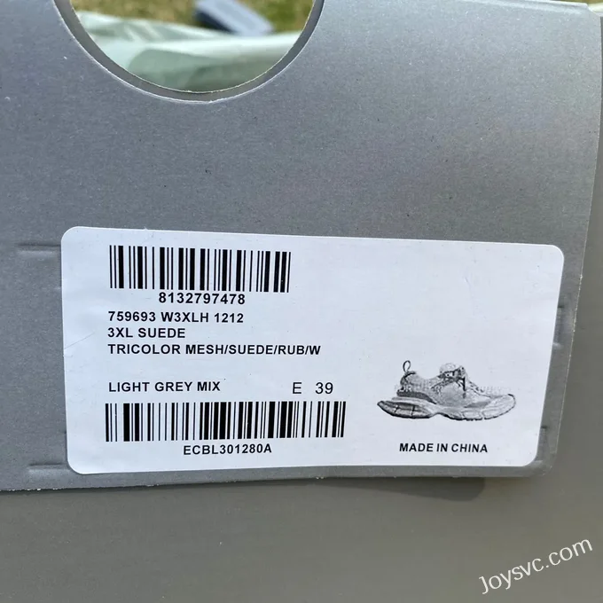 Balenciaga 3XL White Grey Sneakers