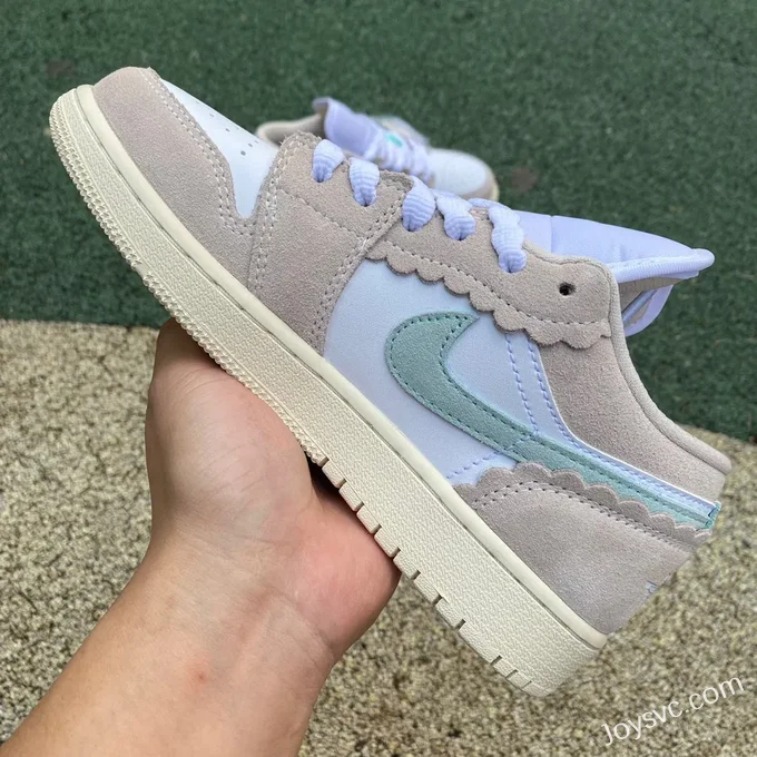 Air Jordan 1 DZ5356-800 White Pink Ice Cream Low-Top