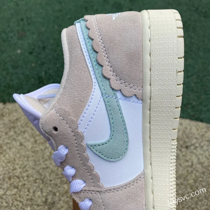 Air Jordan 1 DZ5356-800 White Pink Ice Cream Low-Top