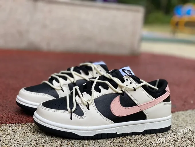 Nike Dunk Low Retro White Black Pink FD1232-001