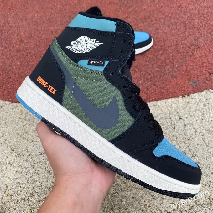 Air Jordan 1 High DB2889-003 Black Green Blue Gore-Tex Retro