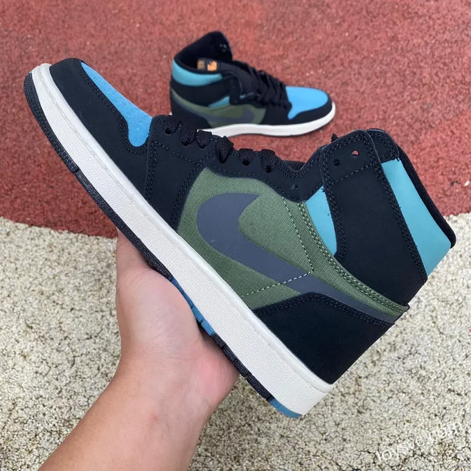 Air Jordan 1 High DB2889-003 Black Green Blue Gore-Tex Retro