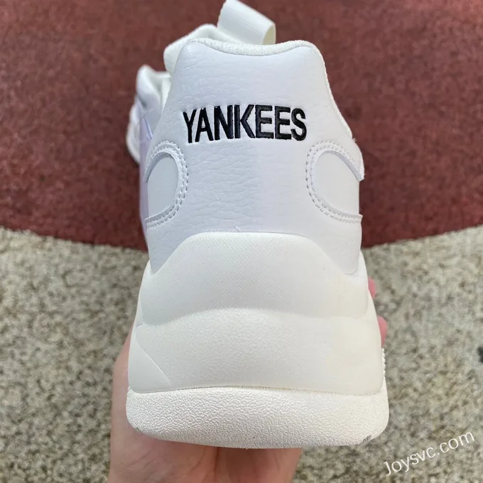 MLB White Dad Shoes Big Ball Chunky Ivory White