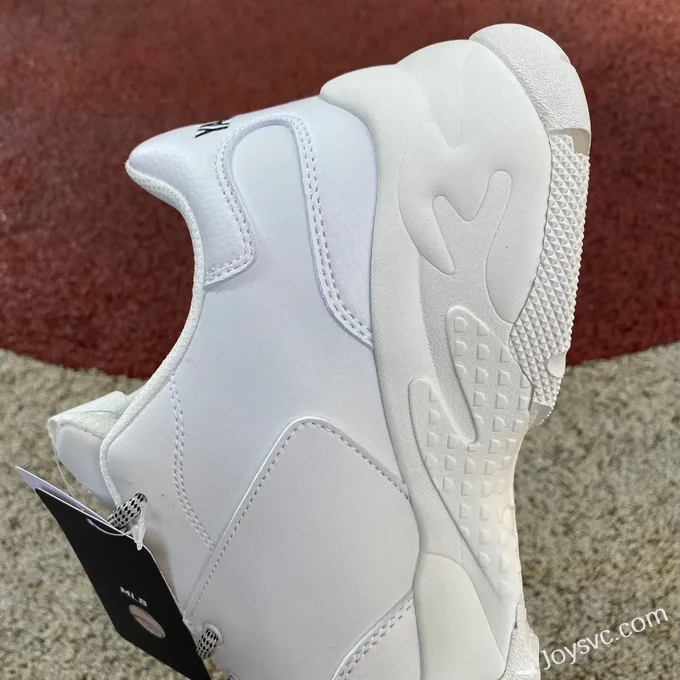 MLB White Dad Shoes Big Ball Chunky Ivory White