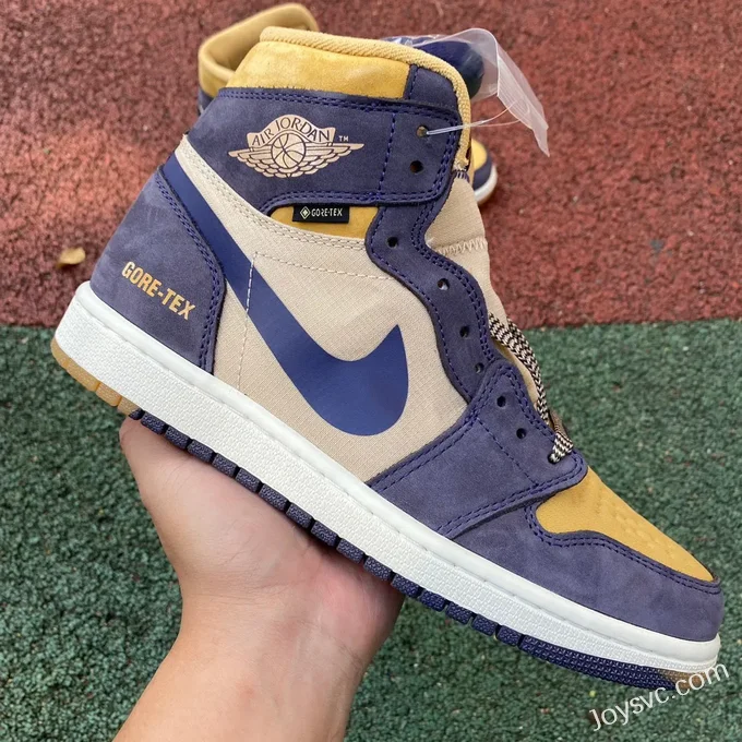 Air Jordan 1 High DB2889-501 Blue Yellow Gore-Tex Retro