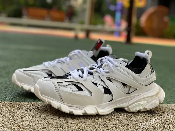 Balenciaga Triple S White Black Sneakers