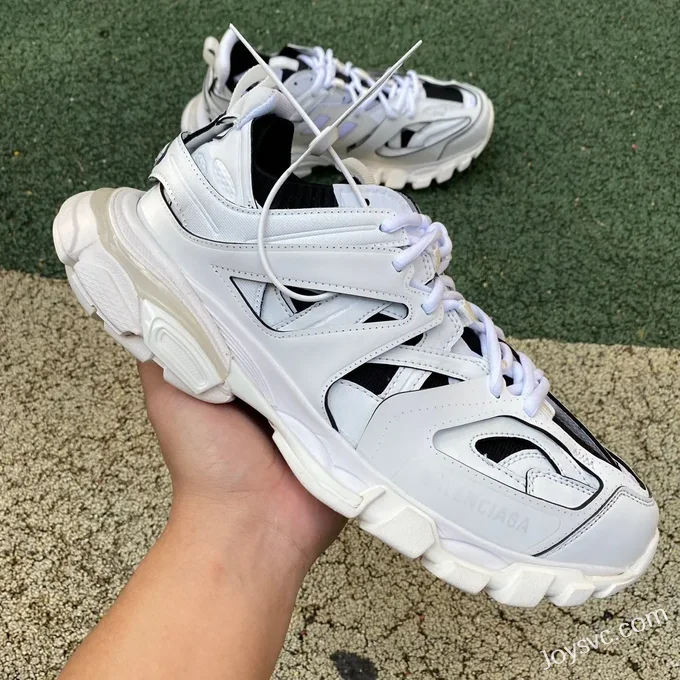 Balenciaga Triple S White Black Sneakers