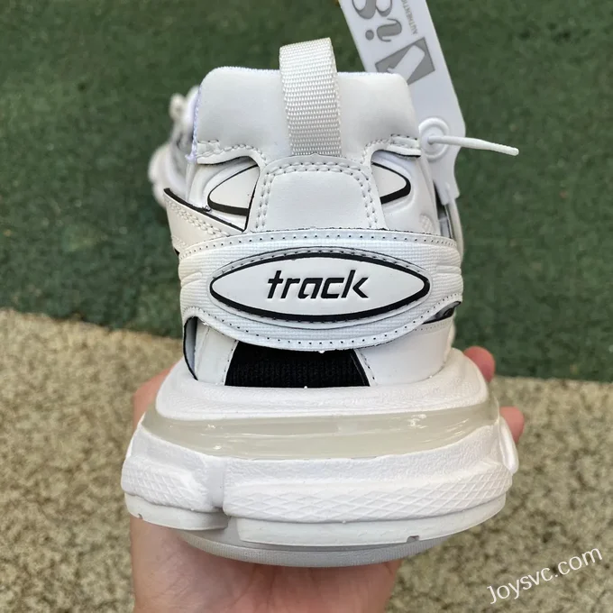 Balenciaga Triple S White Black Sneakers