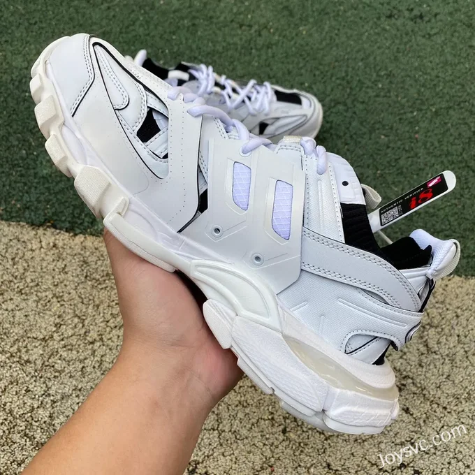 Balenciaga Triple S White Black Sneakers