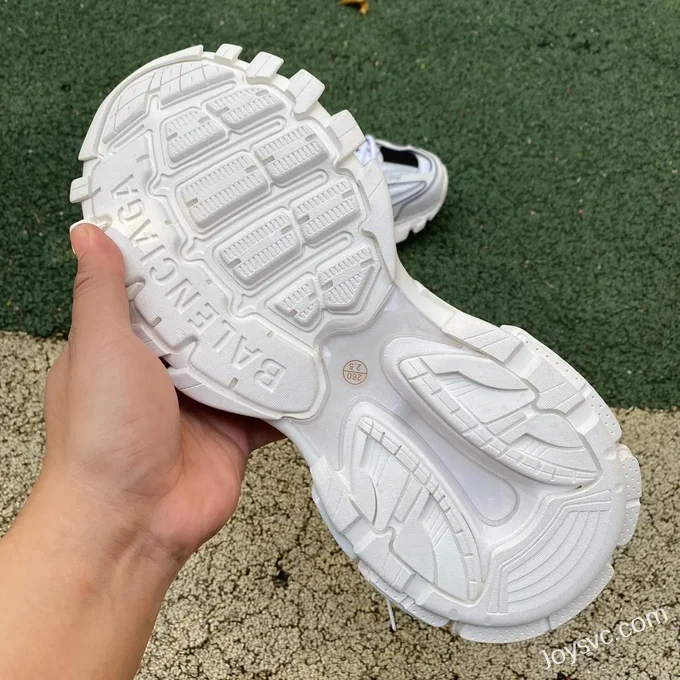 Balenciaga Triple S White Black Sneakers