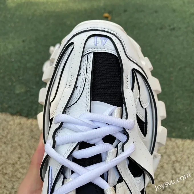 Balenciaga Triple S White Black Sneakers