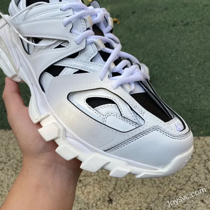 Balenciaga Triple S White Black Sneakers