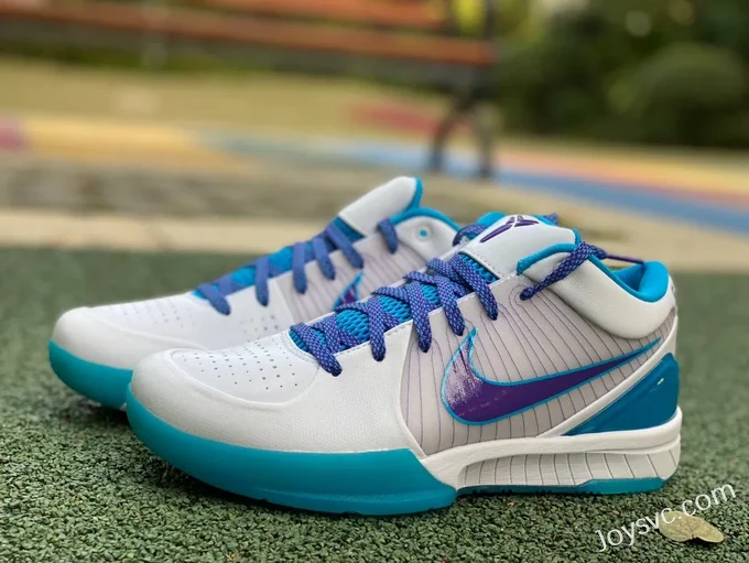 Nike Zoom Kobe 4 Draft Day - Blue White All-Star Basketball Shoes