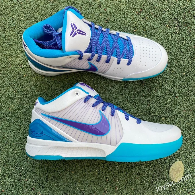 Nike Zoom Kobe 4 Draft Day - Blue White All-Star Basketball Shoes