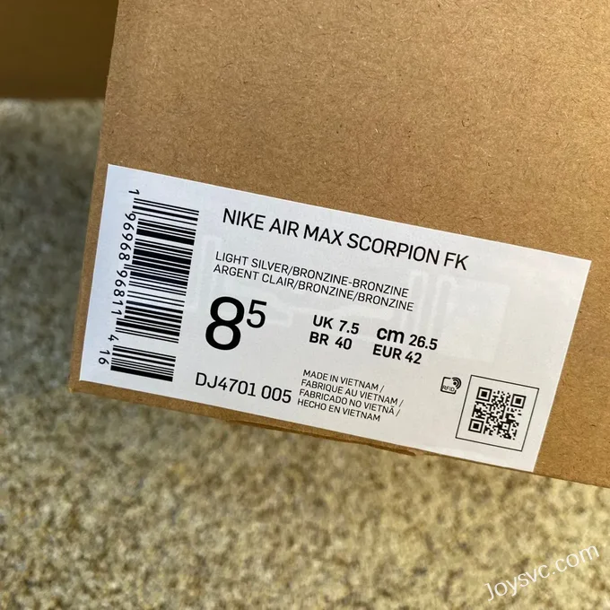 Nike Air Max Scorpion Beige Grey Running Shoes DJ4701-005