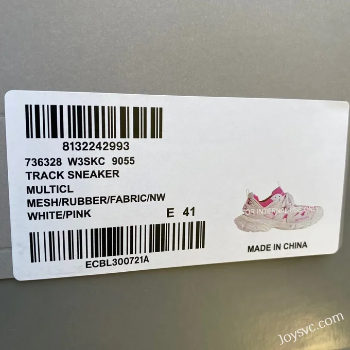 Balenciaga Triple S White Pink Sneakers