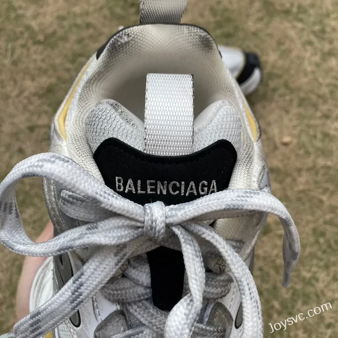 Balenciaga CARGO White Black Silver Pure Original Vintage Dad Shoes