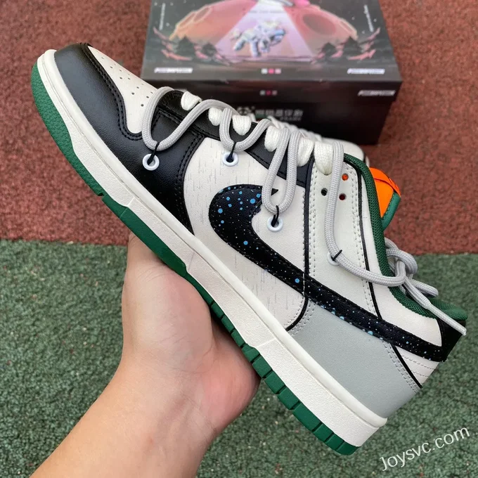 Nike Dunk Low Black White Grey Green DD1391-300