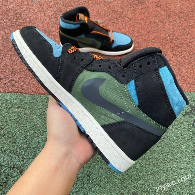 Air Jordan 1 High DB2889-003 Black Green Blue Gore-Tex Retro