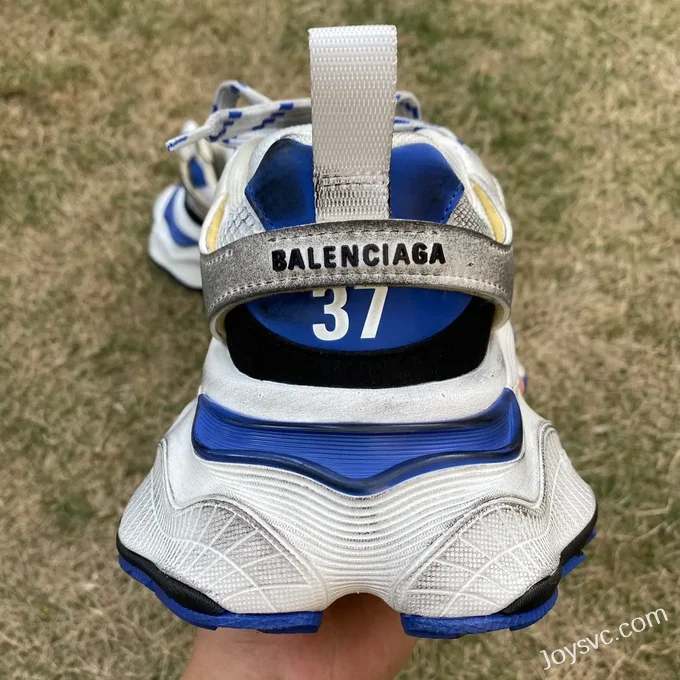 Balenciaga CARGO White Grey Blue Pure Original Vintage Dad Shoes