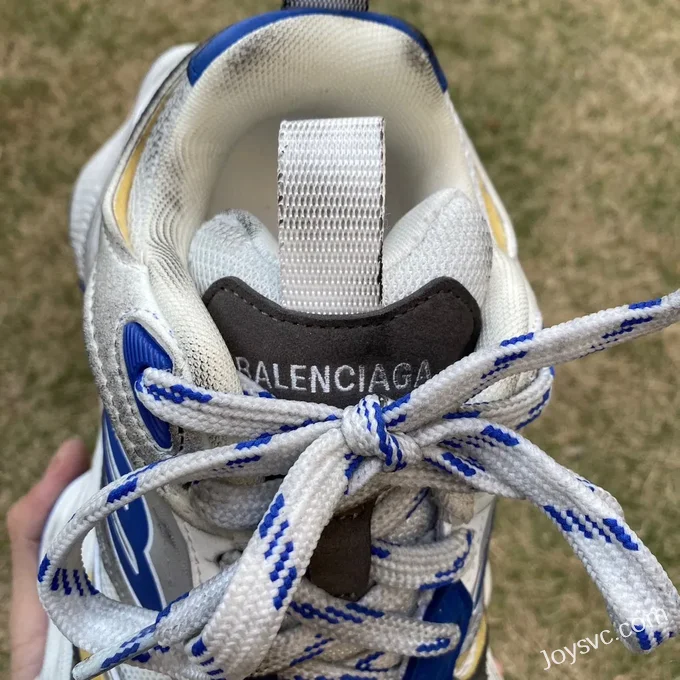 Balenciaga CARGO White Grey Blue Pure Original Vintage Dad Shoes