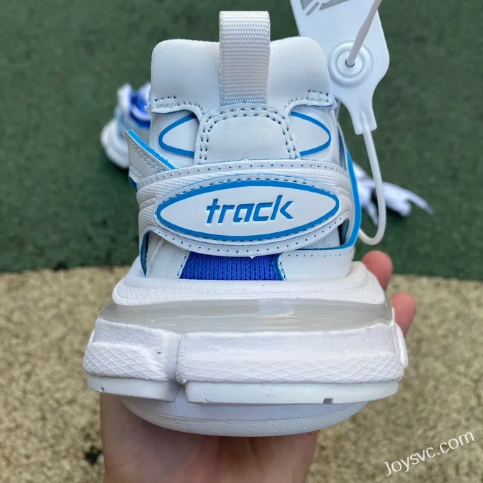 Balenciaga Triple S White Blue Sneakers