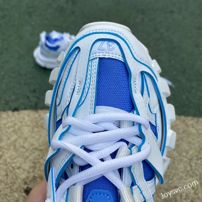 Balenciaga Triple S White Blue Sneakers