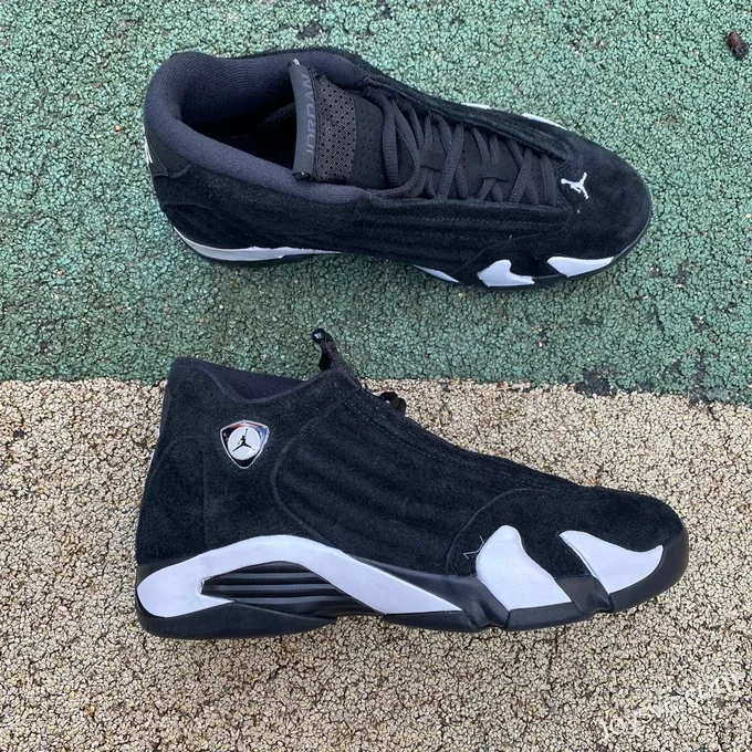 Air Jordan 14 Black White 487471-016