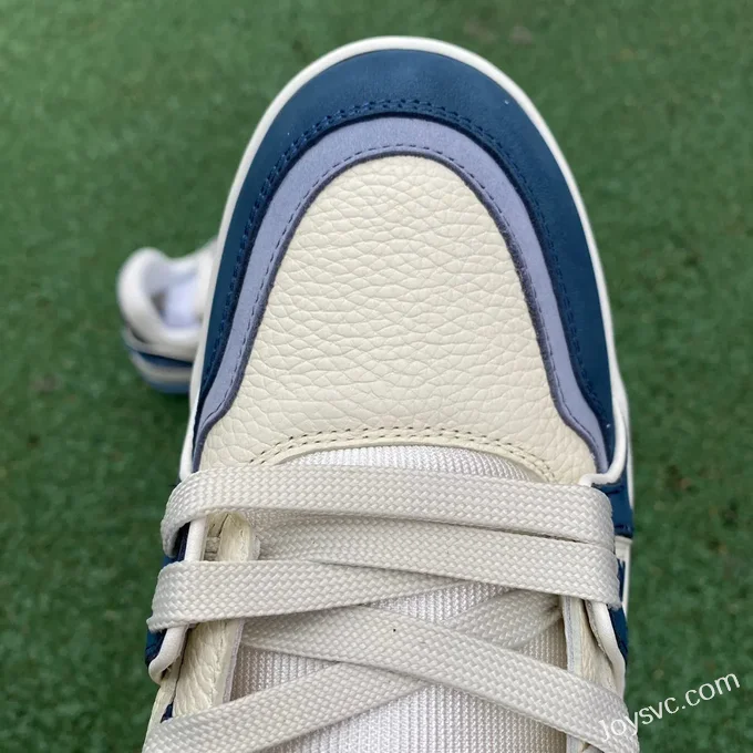 Louis Vuitton Trainer White Blue Matte Disruptive