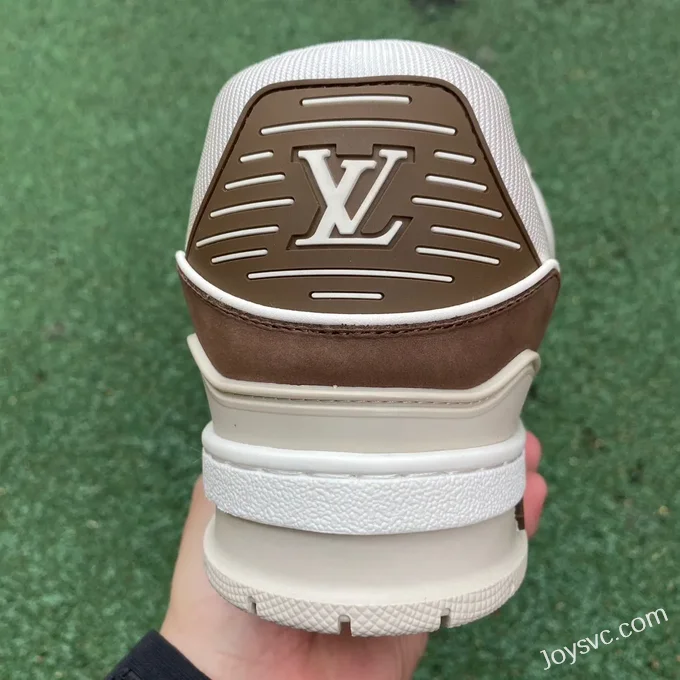 Louis Vuitton Trainer White Brown Matte Disruptive