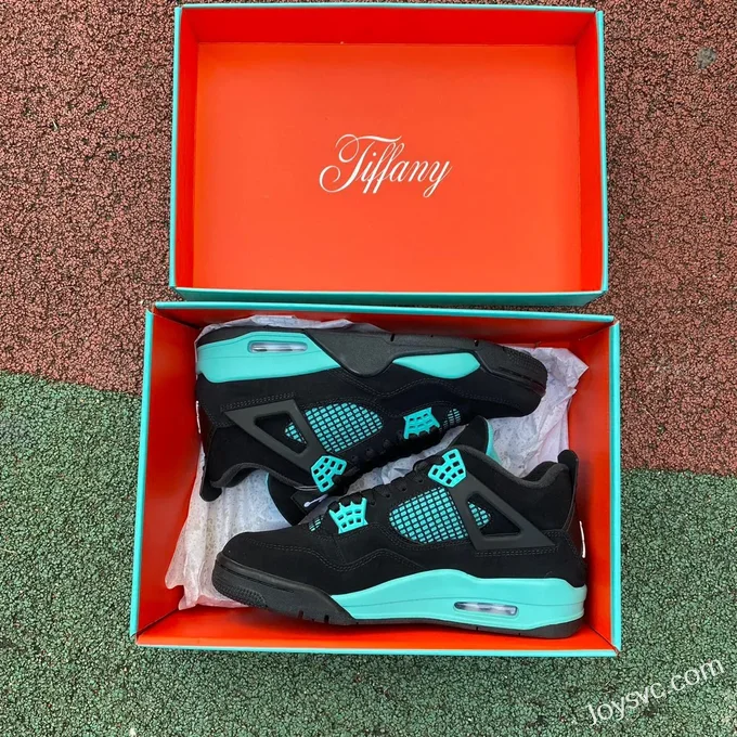 Tiffany & Co. x Air Jordan 4 DH6927-001 Black Green